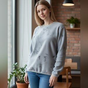 Lululemon Lab Fleece Crew Pullover Gray Long Sleeve Sweatshirt Size 4/6